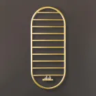 Scaldasalviette di Design a “Tutto Tondo Slim” in Acciaio Made in Italy - Smooth Viadurini