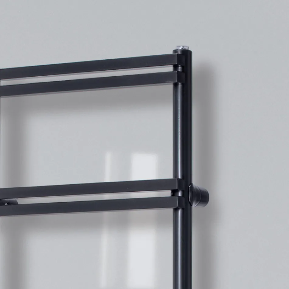 Scaldasalviette Elettrico con Collettori Verticali Made in Italy - Zenzero Viadurini