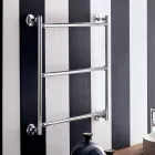 Scaldasalviette elettrico cromato design moderno Gaia by Scirocco H Viadurini