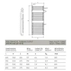 Scaldasalviette Elettrico in Acciaio Finitura Cromo e Oro Made in Italy - Laura Viadurini