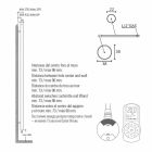 Scaldasalviette Elettrico per il Bagno Design Verticale in Acciaio 300 W - Italo Viadurini