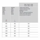 Scaldasalviette Elettrico per il Bagno Design Verticale in Acciaio 300 W - Italo Viadurini