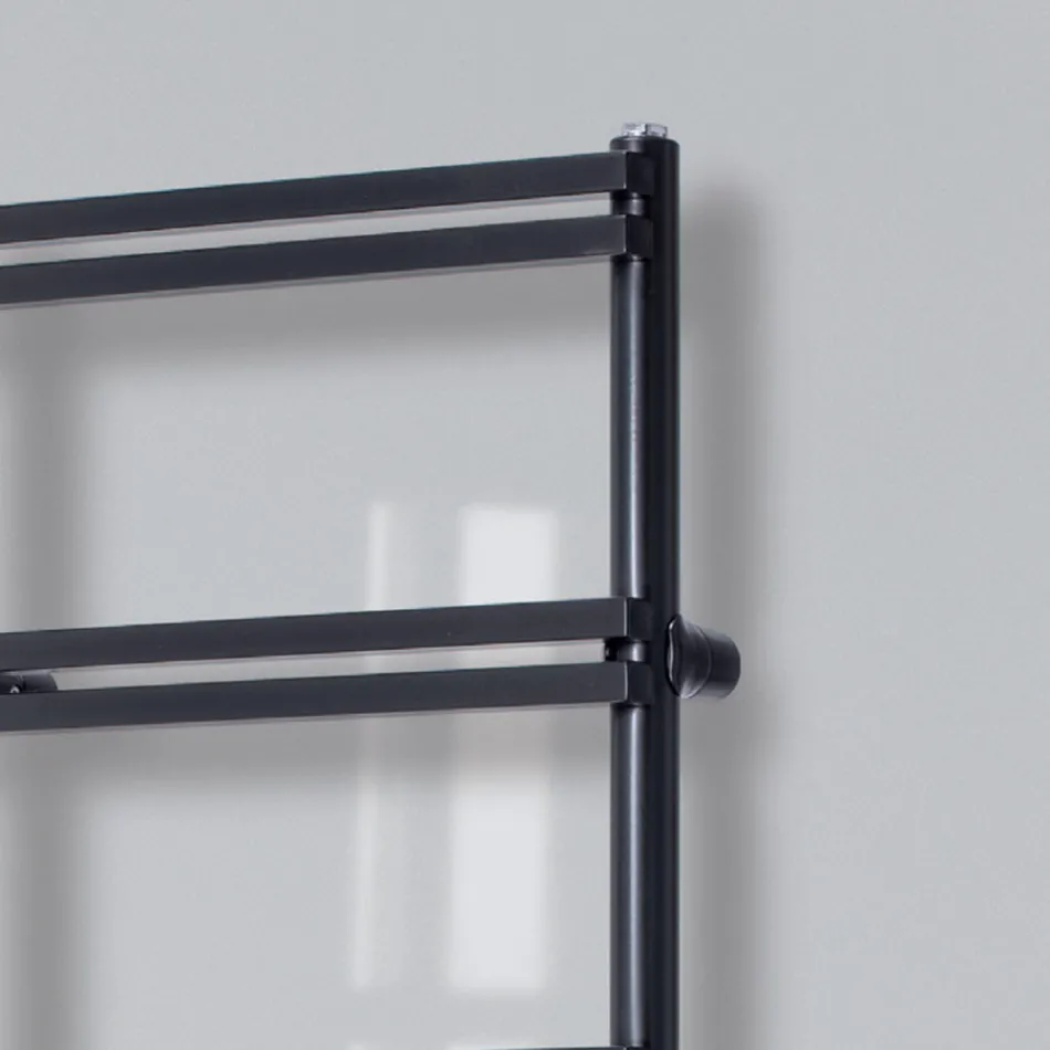 Scaldasalviette Idraulico con Collettori Verticali Made in Italy - Zenzero Viadurini