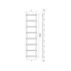 Scaldasalviette Idraulico con Collettori Verticali Made in Italy - Zenzero Viadurini