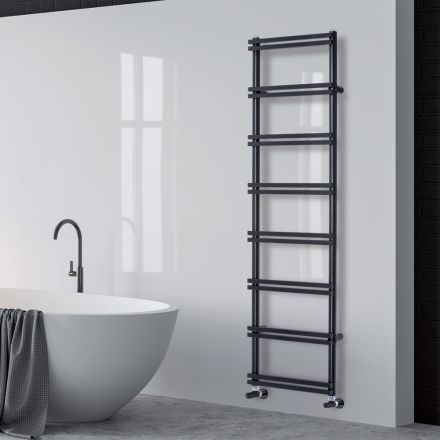 Scaldasalviette Idraulico con Collettori Verticali Made in Italy - Zenzero Viadurini