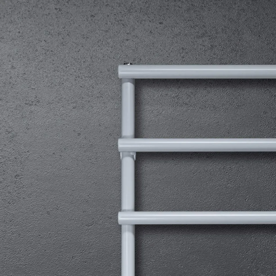 Scaldasalviette Idraulico con Elementi Circolari Made in Italy - Fragola Viadurini