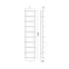 Scaldasalviette Idraulico con Elementi Circolari Made in Italy - Fragola Viadurini