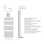 Scaldasalviette Idraulico in Acciaio al Carbonio Ruggine Made in Italy - Coccola Viadurini