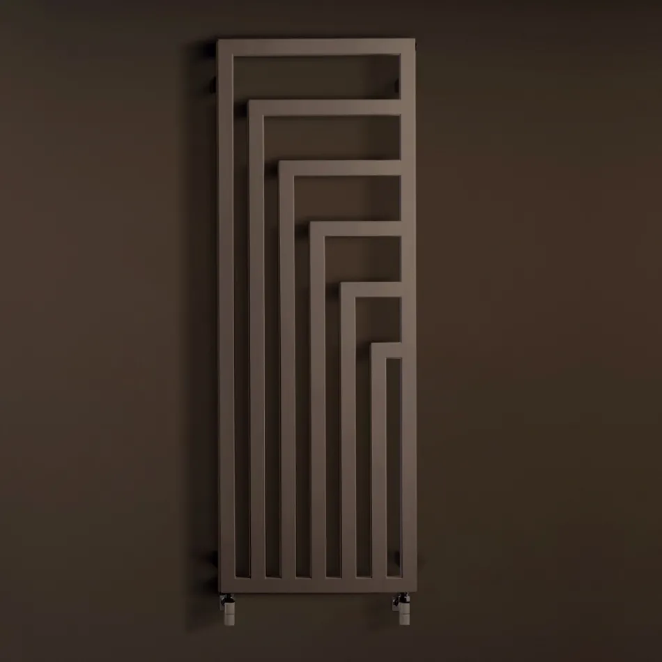 Scaldasalviette Idraulico in Acciaio dal Design Moderno Made in Italy - Potentia Viadurini