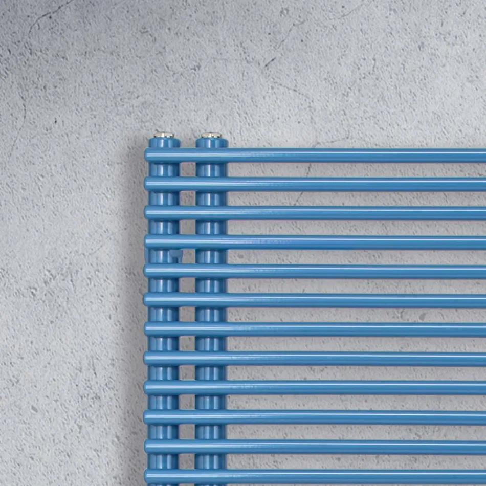 Scaldasalviette in Acciaio al Carbonio con Sistema Idraulico - Arachidi Viadurini