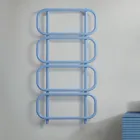 Scaletta Scaldasalviette Elettrica in Acciaio Piatto Colorato Made in Italy - Chain Viadurini