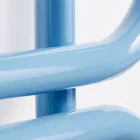 Scaletta Scaldasalviette Elettrica in Acciaio Rotondo Colorato Made in Italy - Chain Viadurini