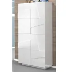 Scarpiera Alta o Bassa in Legno Sostenibile Design a 2 o 4 Ante - Fjona Viadurini