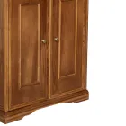 Scarpiera con 1 Cassetto e 2 Ante in Legno Realizzata in Italia - Lasa Viadurini