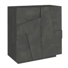 Scarpiera da Interno con 2 Ante in Melaminico Made in Italy - Naditza Viadurini