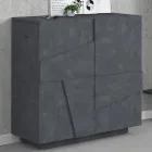 Scarpiera da Interno con 2 Ante in Melaminico Made in Italy - Naditza Viadurini