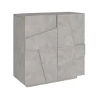 Scarpiera da Interno con 2 Ante in Melaminico Made in Italy - Naditza Viadurini