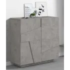 Scarpiera da Interno con 2 Ante in Melaminico Made in Italy - Naditza Viadurini