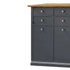 Scarpiera in Legno Impiallacciato Toulipier Made in Italy - Visnus Viadurini