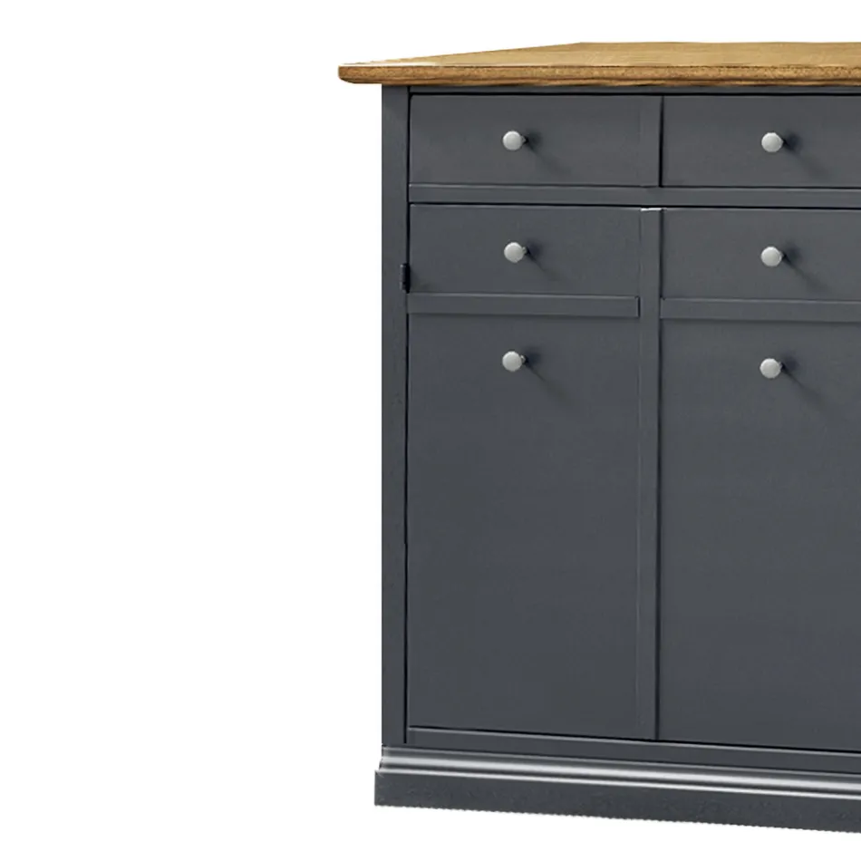 Scarpiera in Legno Impiallacciato Toulipier Made in Italy - Visnus Viadurini