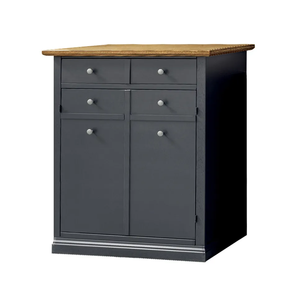 Scarpiera in Legno Impiallacciato Toulipier Made in Italy - Visnus Viadurini