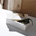 Scatola per Occhiali in Marmo Realizzato in Italia - Kenna Viadurini