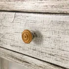 Scrittoio Fatto a Mano in Legno Massello con 4 Cassetti Made in Italy - Amela Viadurini