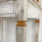 Scrittoio Fatto a Mano in Legno Massello con 4 Cassetti Made in Italy - Amela Viadurini