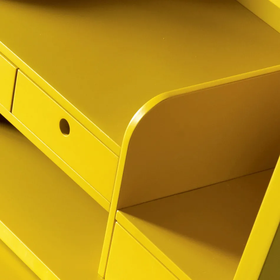 Scrittoio in multistrato di legno design Grilli Hemingway made Italy Viadurini