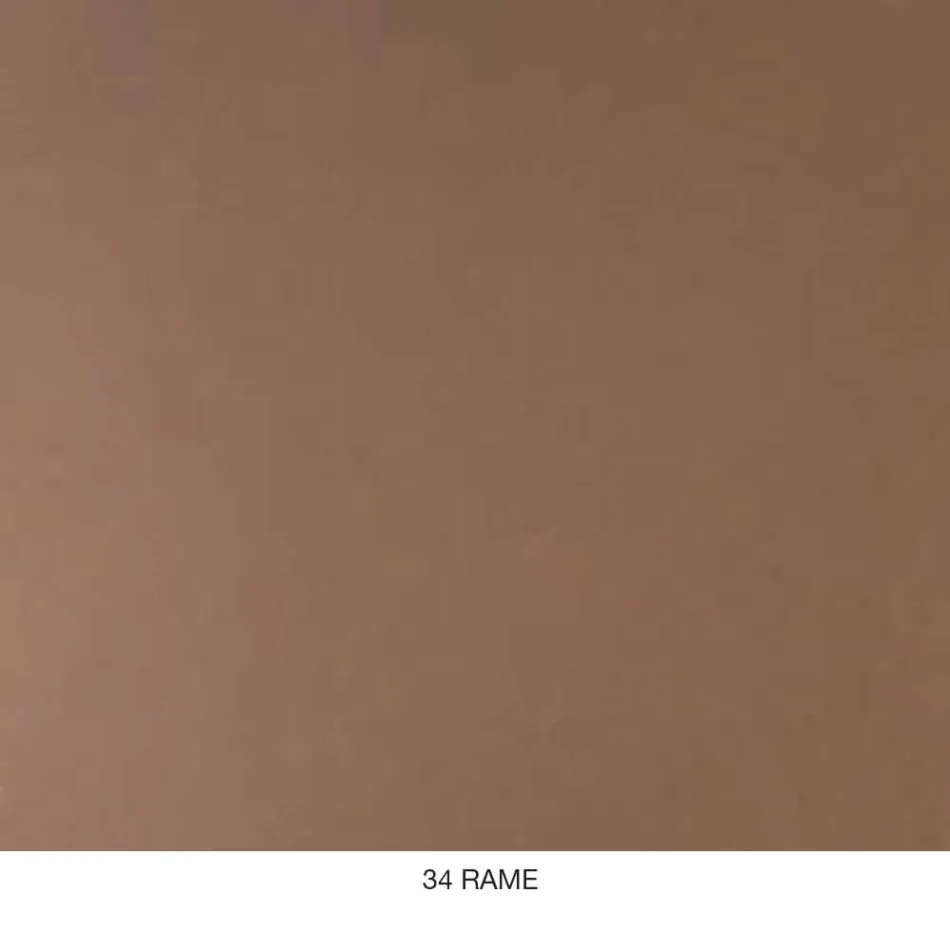 Scrittoio Moderno in Metallo Colorato e Legno Rovere di Design Italiano - Nadin Viadurini