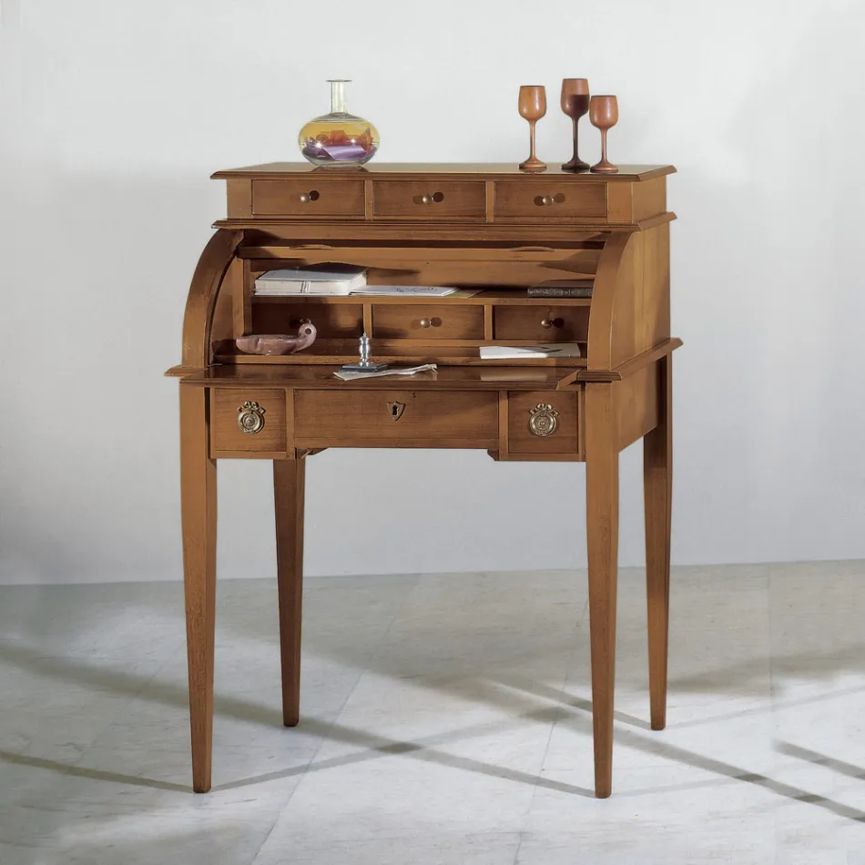 Scrivania con 6 Cassetti Esterni, 3 Cassetti Interni e 1 Vano Made in Italy - Marte Viadurini