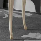 Scrivania da Salotto 5 Cassetti in Legno di Lusso Made in Italy - Caligola Viadurini