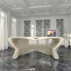 Scrivania da studio di moderno design fatta in Italia, Popoli Viadurini