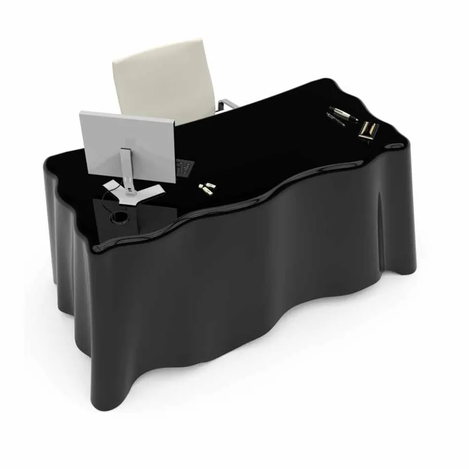 Scrivania da ufficio design moderno Fabric, made in Italy Viadurini