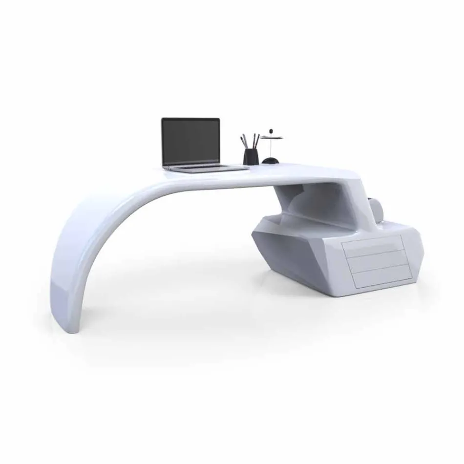 Scrivania da ufficio design moderno Gush made in Italy  Viadurini