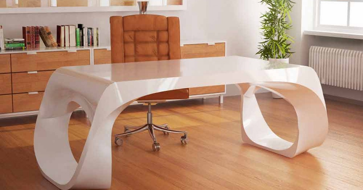 Scrivania da studio di moderno design prodotta in Italia, Terenzo