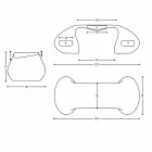 Scrivania da ufficio di moderno design made in Italy, Telese Viadurini