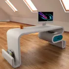 Scrivania Design Moderno Flex Made in Italy Viadurini