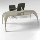 Scrivania di design moderno da studio made in Italy, Pomposa Viadurini
