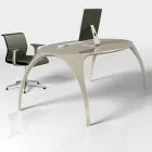 Scrivania di design moderno da studio made in Italy, Pomposa Viadurini