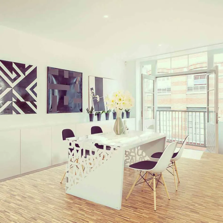 Scrivania Kattedra Lettere “A Cascata” 120x65x75 Mabele Viadurini