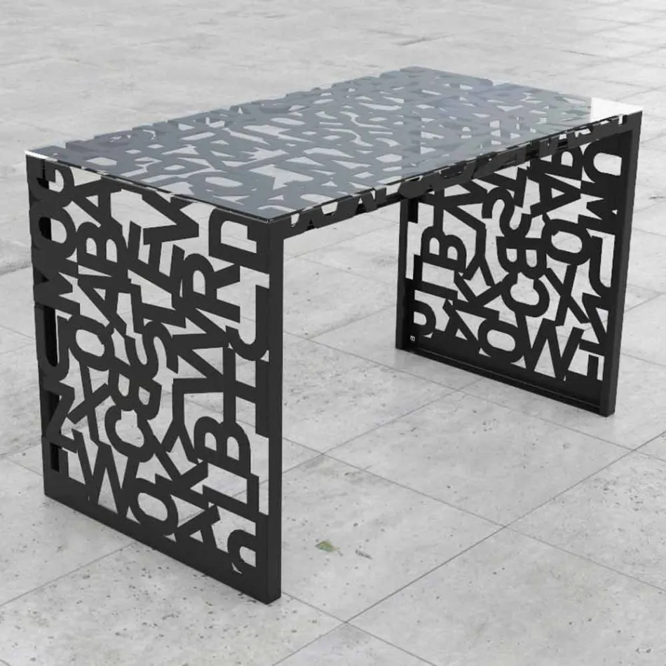 Scrivania Kattedra Lettere “A Cascata” 120x65x75 Mabele Viadurini