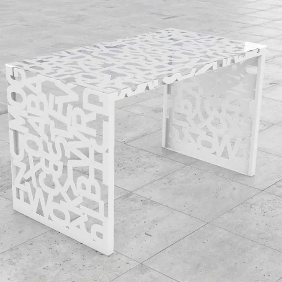 Scrivania Kattedra Lettere “A Cascata” 120x65x75 Mabele Viadurini