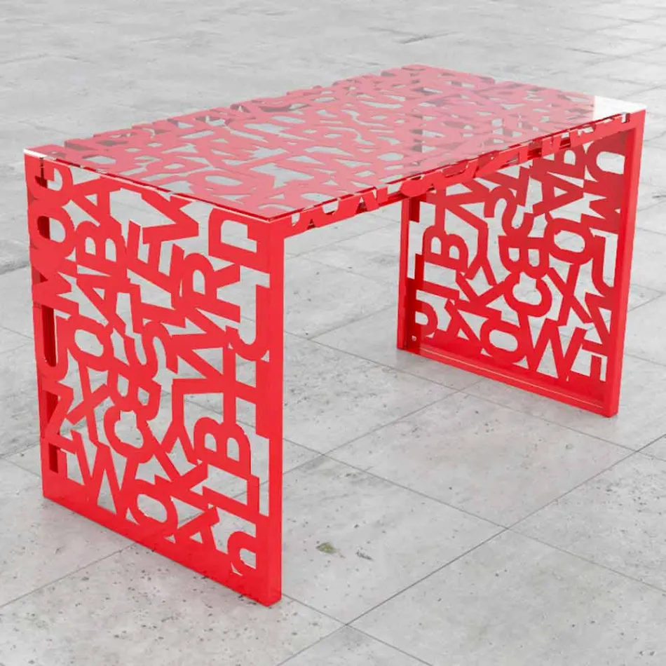 Scrivania Kattedra Lettere “A Cascata” 120x65x75 Mabele Viadurini