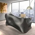 Scrivania moderna da ufficio Velo, realizzata in Italia Viadurini