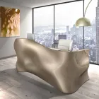 Scrivania moderna da ufficio Velo, realizzata in Italia Viadurini