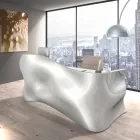 Scrivania moderna da ufficio Velo, realizzata in Italia Viadurini