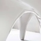 Scrivania per ufficio moderna fatta a mano in Italia Sinuous Viadurini