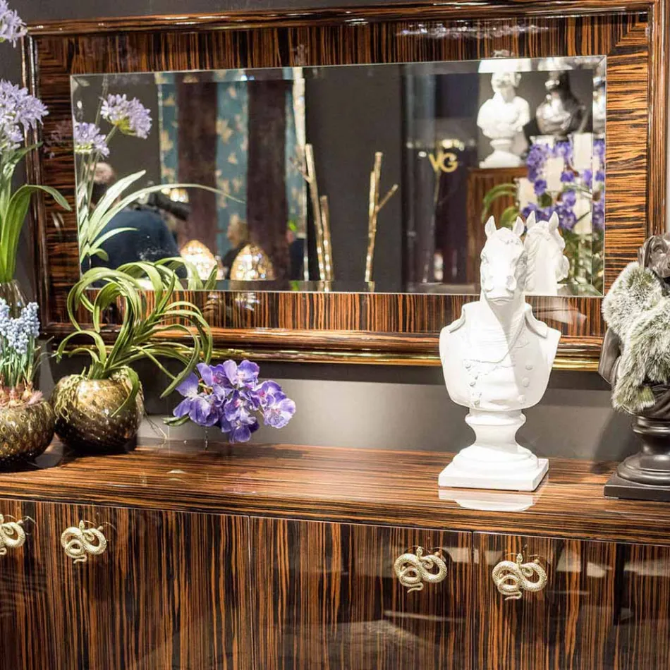 Scultura di design in ceramica lavorata a mano Boris Viadurini