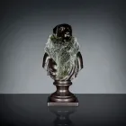 Scultura in ceramica artigianale Nera 100% Made in Italy Fabas 2 Viadurini